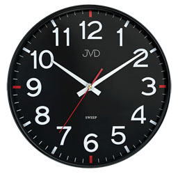 Bonett HX2508.2 Ø30cm Glidende sek viser, plastik, sort