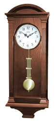 Bonett N9317.1 H:69cm B:25,5cm D:12,5cm Træ/glas, pendel/slag