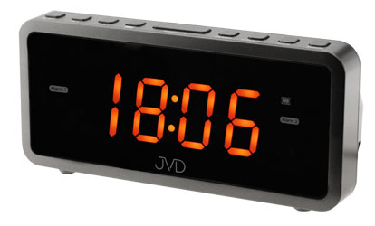 Bonett SB701.1 H:7,5cm B:16cm, 220V, 12 eller 24 timers visning, Lyssensor, Snooze, Vibration, BIB