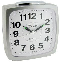 Bonett T0310G H:9.5cm B:9,5cm Glidende sek. viser, Lys, Snooze, KLOKKE