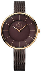 Obaku V185LXVNMN SAND-WALNUT Ø38mm