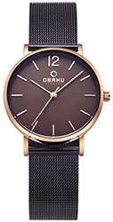 Obaku V197LXVNMN MARK LILLE-WALNUT Ø32mm