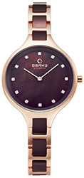 Obaku V218LXVNSN IRIS-COFFEE Ø32mm