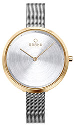 Obaku V227LXGIMC DOK-GOLD-BI 4,9mm Safirglas Ø34mm