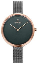 Obaku V227LXVJMJ DOK-GRANITE 4,9mm Safirglas Ø34mm