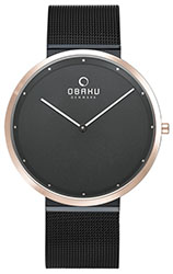 Obaku V230GXMBMB PAPIR-NIGHT 4,9mm Safirglas Ø39mm