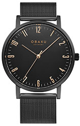 Obaku V248GXBBMB BRINK-CHARCOAL Ø40mm