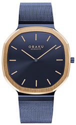 Obaku V253GXSLML OKTANT OCEAN 4,8mm Safirglas Ø38mm