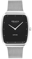 Obaku V267GXCBMC TERN-ONYX 4,8mm Safirglas 34x43mm