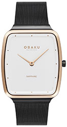 Obaku V267GXMIMB TERN-TUSCANY 4,8mm Safirglas 34x43mm