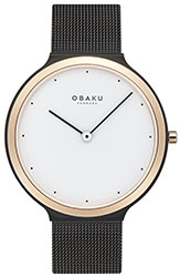 Obaku V269GXMWMB SATIN-TUSCANY 4,8mm Safirglas Ø40mm